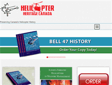 Tablet Screenshot of helicopterheritagecanada.com